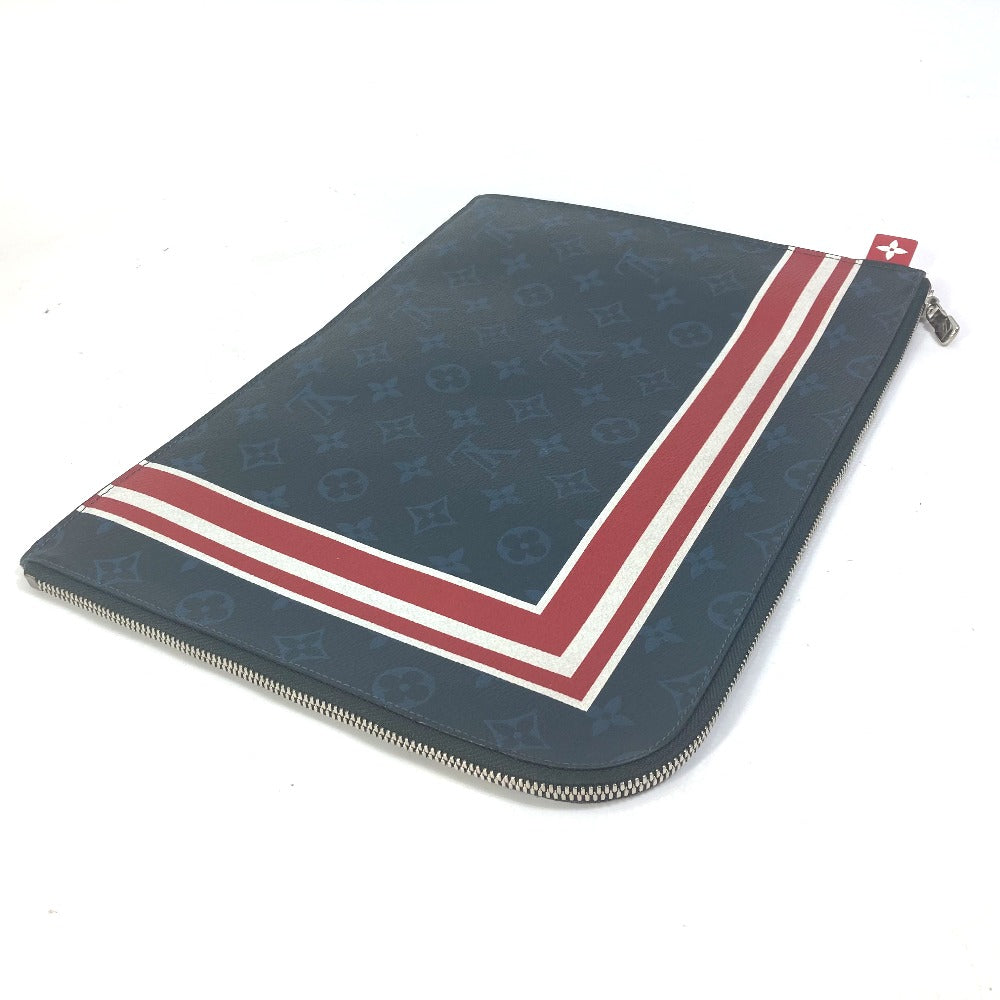 LOUIS VUITTON Clutch bag M61679 Canvas / Monogram Cobalt Canvas Navy Monogram Cobalt Pochette Jules GM mens Used Authentic