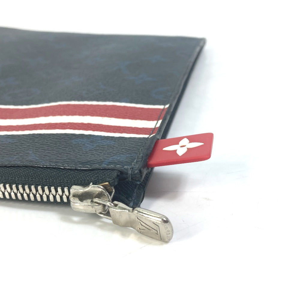 LOUIS VUITTON Clutch bag M61679 Canvas / Monogram Cobalt Canvas Navy Monogram Cobalt Pochette Jules GM mens Used Authentic