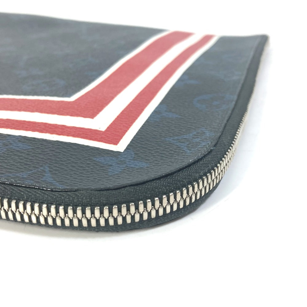 LOUIS VUITTON Clutch bag M61679 Canvas / Monogram Cobalt Canvas Navy Monogram Cobalt Pochette Jules GM mens Used Authentic
