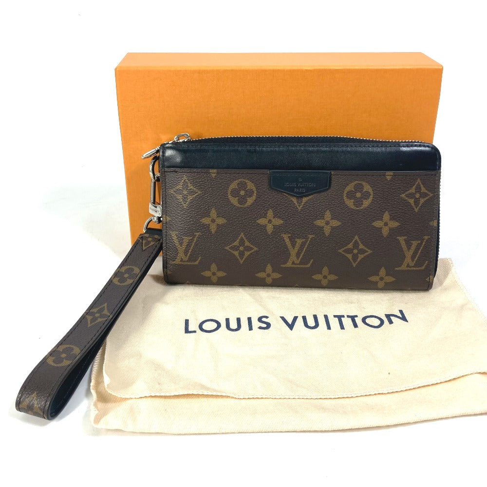 LOUIS VUITTON Long Wallet Purse M69407 Monogram canvas Brown Monogram macacer Zippy Dragonne mens Used Authentic
