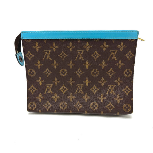 LOUIS VUITTON Clutch bag M81204 Monogram canvas Brown Monogram Pochette Voyage MM mens Used Authentic