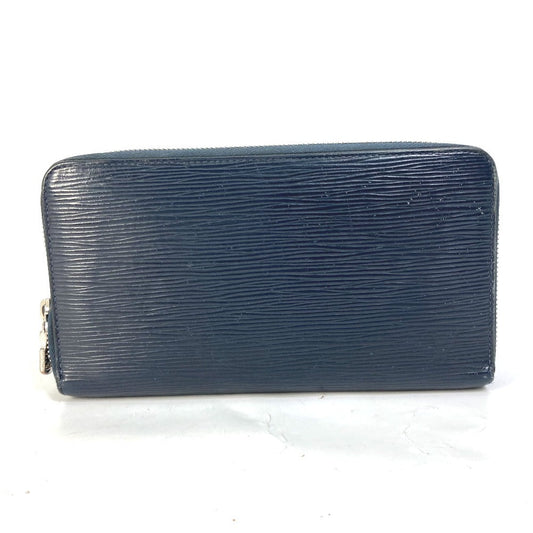 LOUIS VUITTON Long Wallet Purse M62644 Epi Leather Navy travel case long wallet Zippy Organizer NM mens Used Authentic