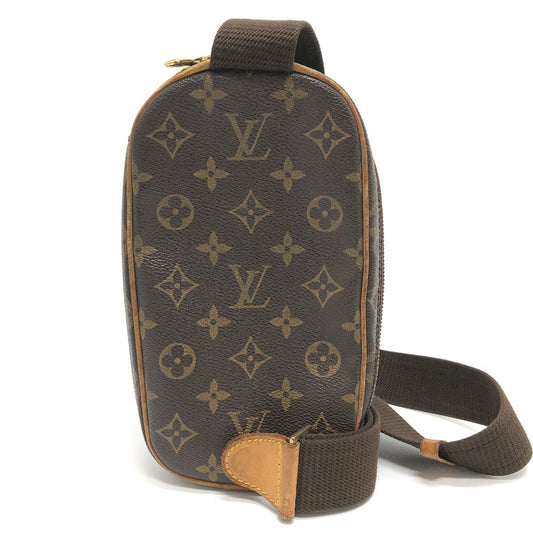 LOUIS VUITTON Shoulder Bag M51870 Monogram canvas Brown Monogram Pochette Gange