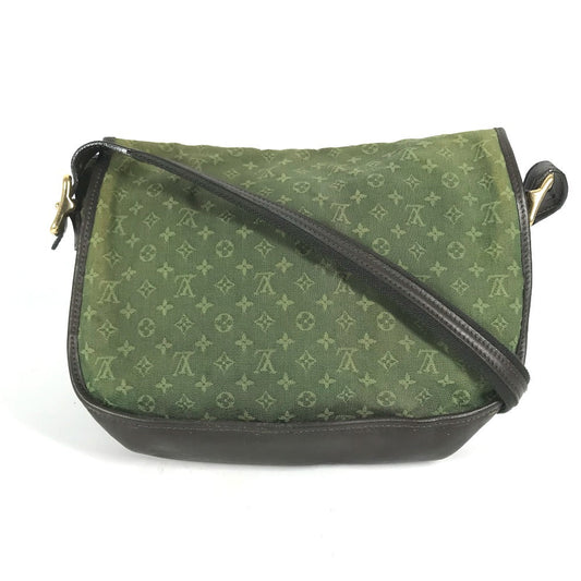 LOUIS VUITTON Shoulder Bag M92693 Monogram mini canvas Khaki green Monogram mini Marjoly Women Used Authentic
