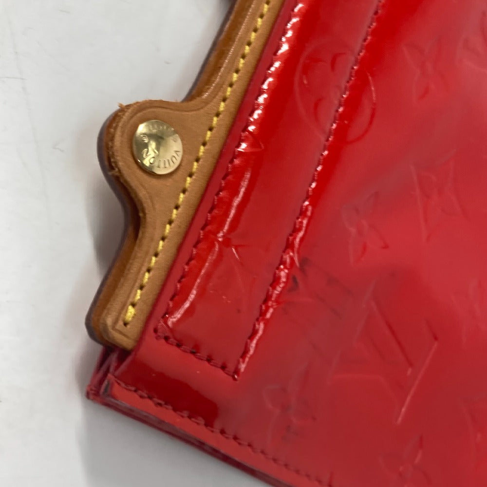 LOUIS VUITTON Handbag M91078 Monogram Vernis Red Monogram Vernis Stanton Women Used Authentic