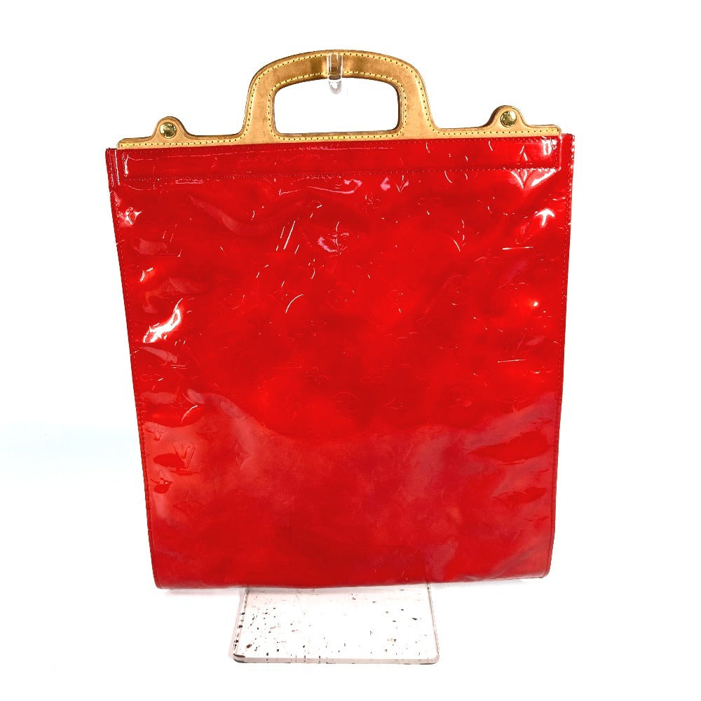 LOUIS VUITTON Handbag M91078 Monogram Vernis Red Monogram Vernis Stanton Women Used Authentic