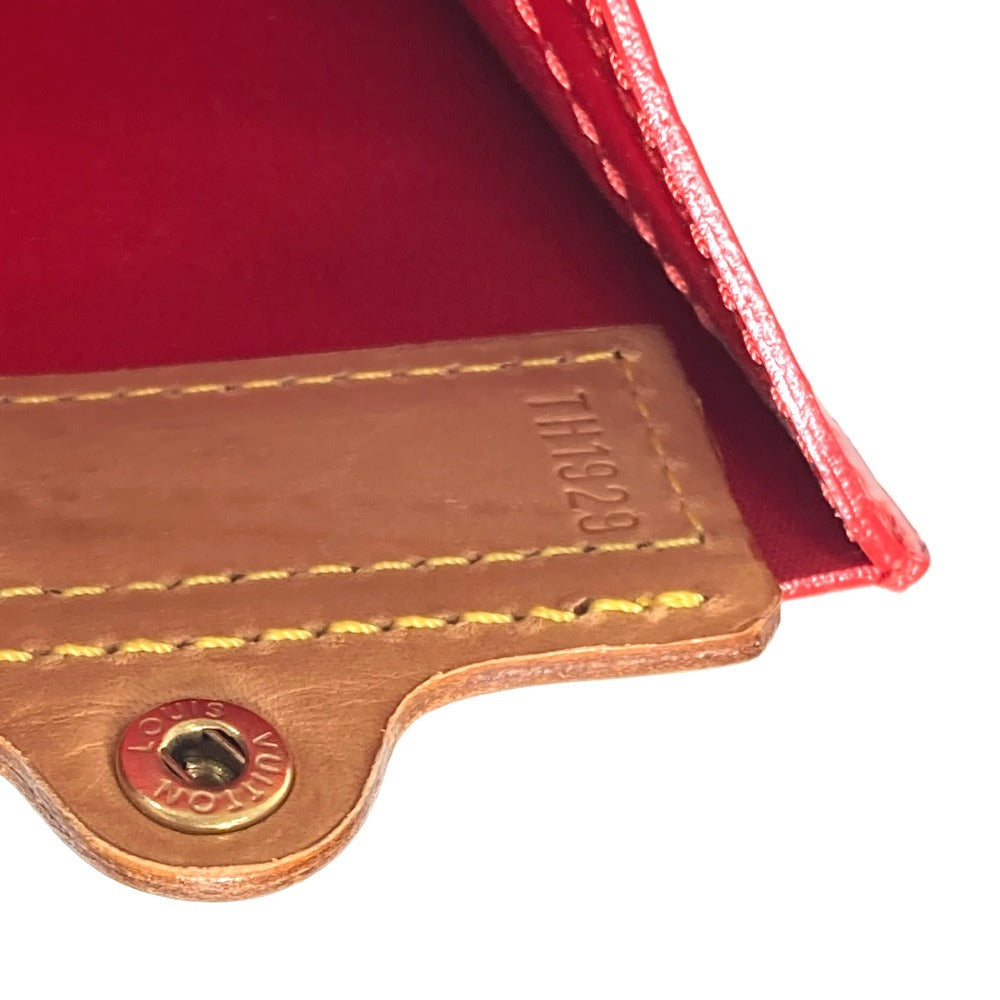 LOUIS VUITTON Handbag M91078 Monogram Vernis Red Monogram Vernis Stanton Women Used Authentic