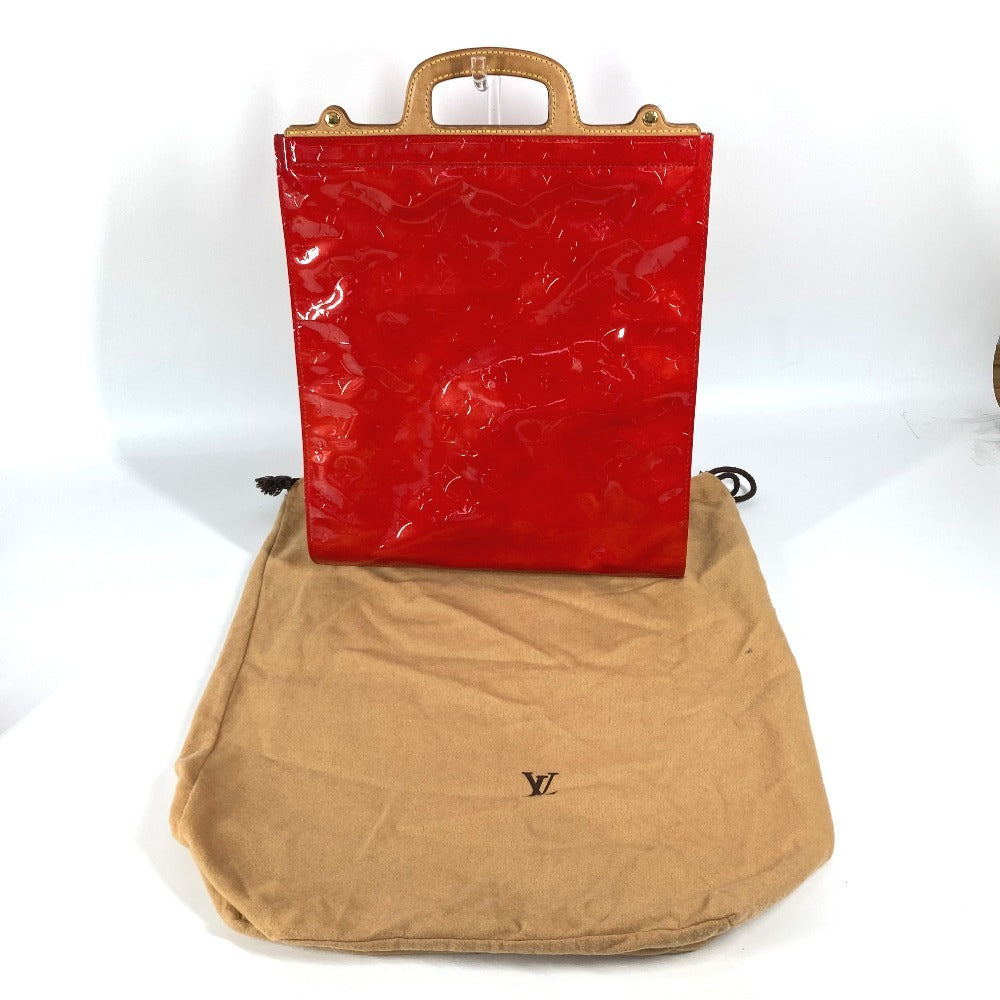 LOUIS VUITTON Handbag M91078 Monogram Vernis Red Monogram Vernis Stanton Women Used Authentic