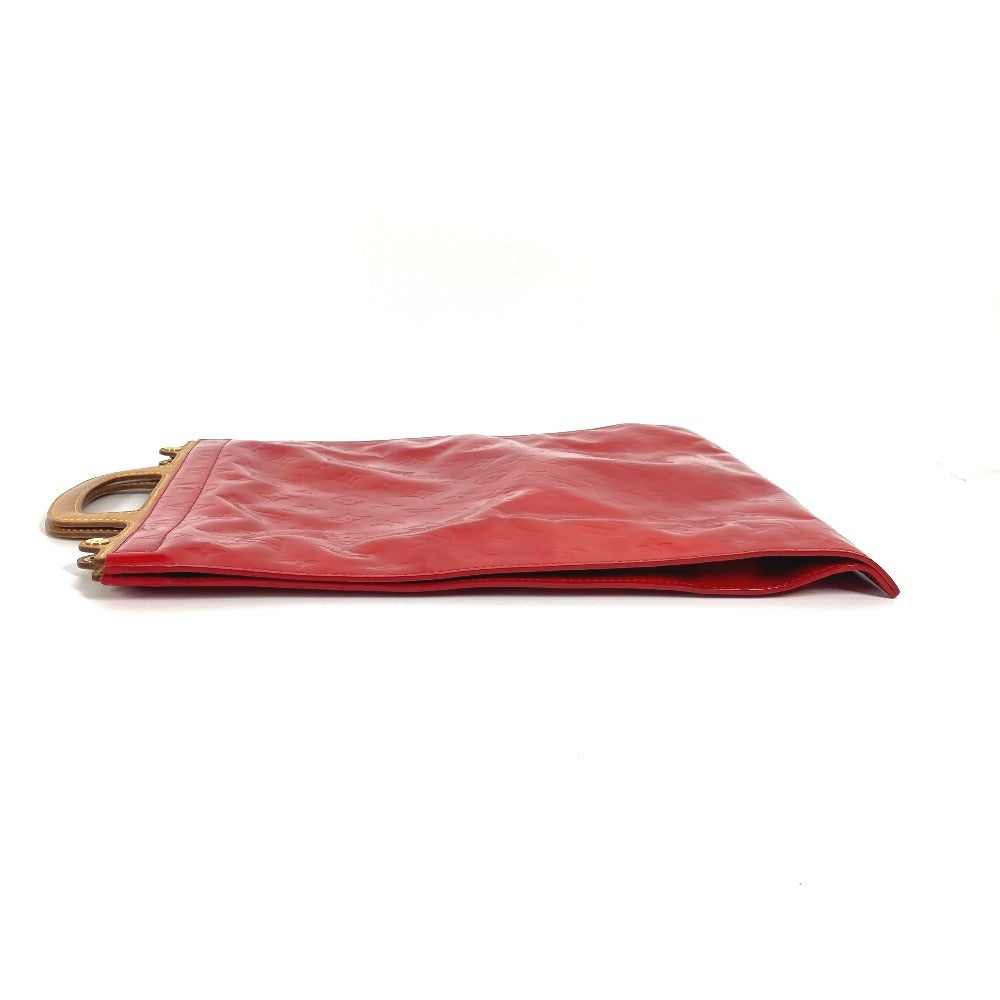 LOUIS VUITTON Handbag M91078 Monogram Vernis Red Monogram Vernis Stanton Women Used Authentic
