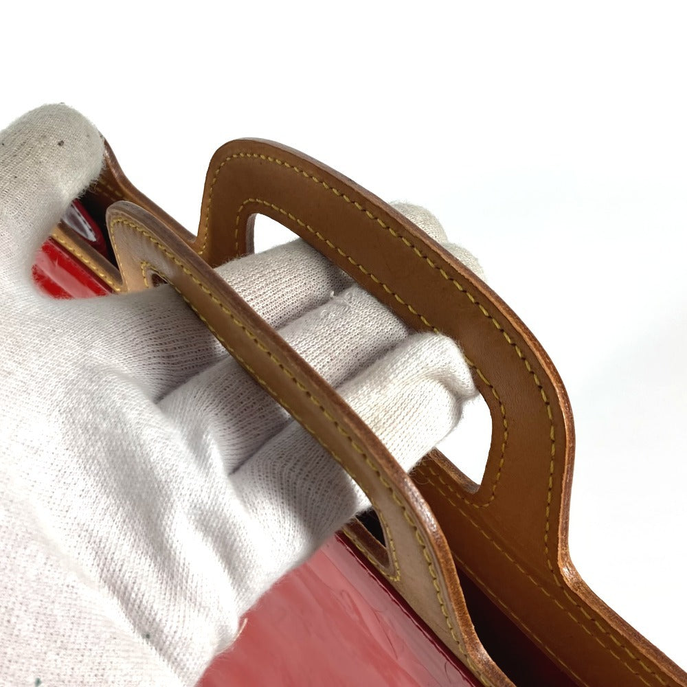 LOUIS VUITTON Handbag M91078 Monogram Vernis Red Monogram Vernis Stanton Women Used Authentic