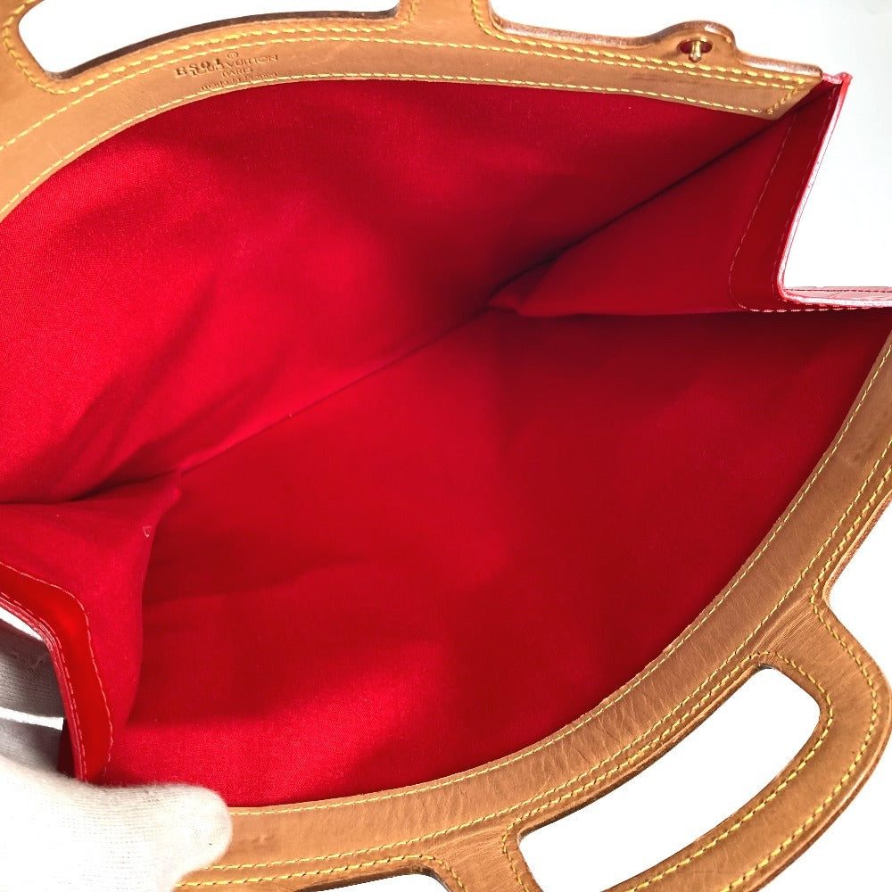 LOUIS VUITTON Handbag M91078 Monogram Vernis Red Monogram Vernis Stanton Women Used Authentic