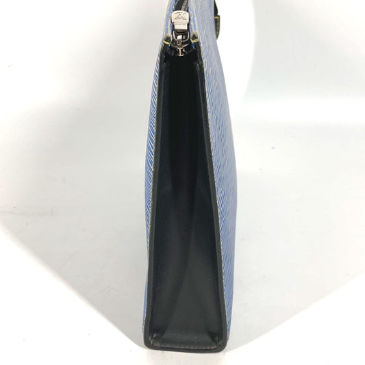 LOUIS VUITTON business bag M54654 Epi Leather blue Epi denim posh toilette mens Used Authentic