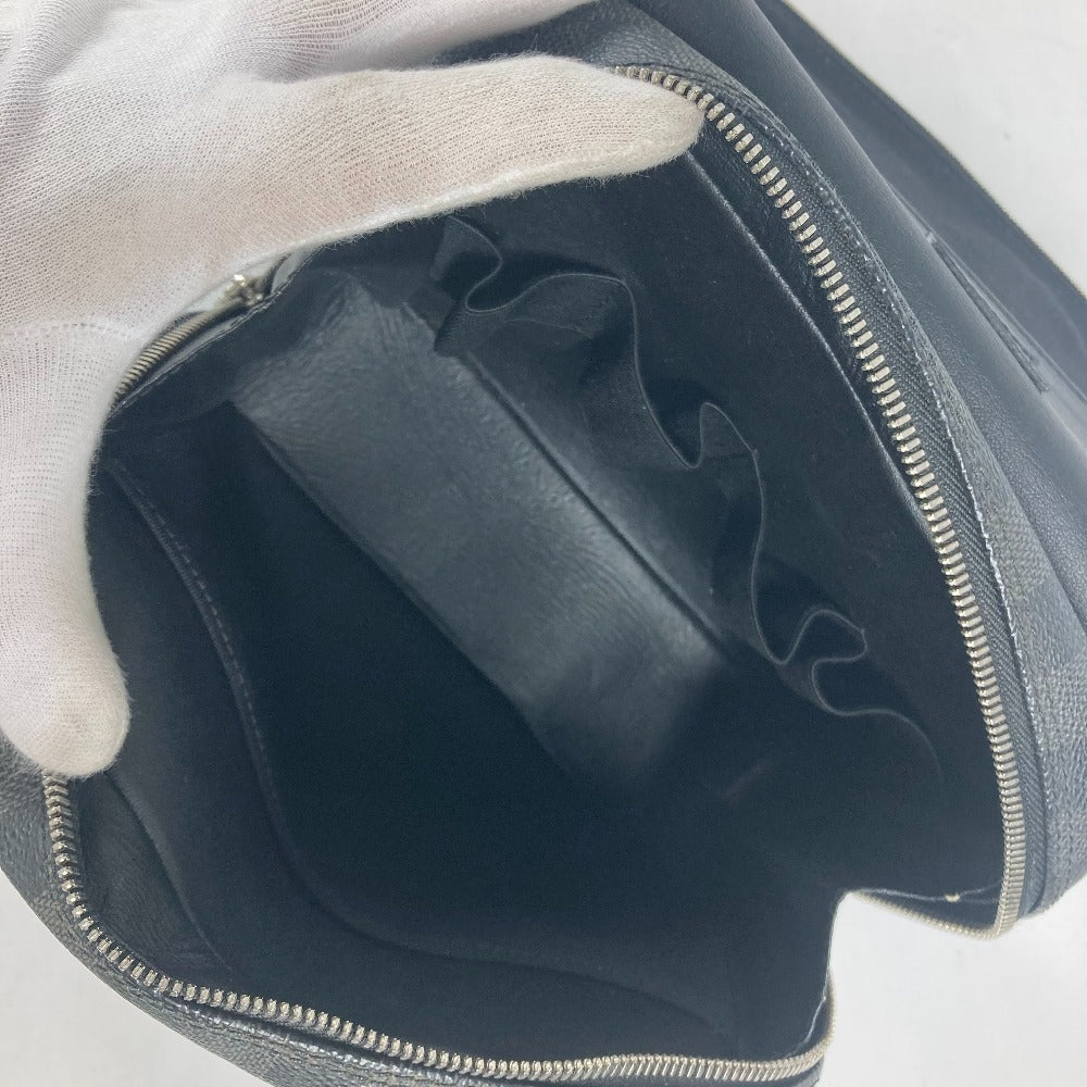 LOUIS VUITTON Pouch N41419 Damier Grafitto Canvas black Damier Grafitte Truth Suspendable mens Used Authentic
