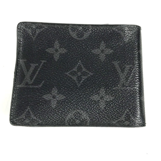 LOUIS VUITTON Folded wallet M62480 Monogram Eclipse Canvas black Monogram Eclipse Portefeuille wallet mens Secondhand Authentic