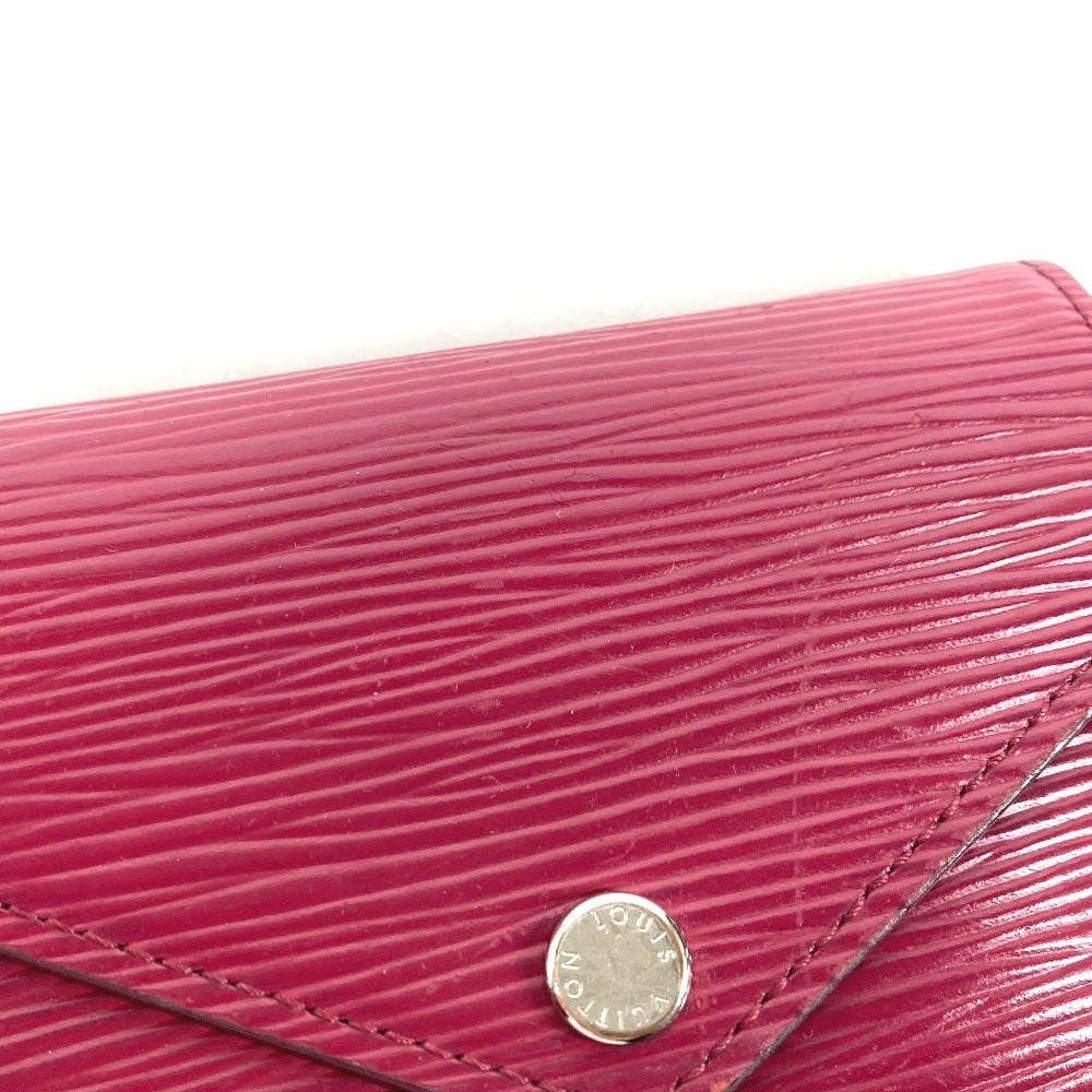 LOUIS VUITTON Trifold wallet M62171 Epi Leather purple Epi Portefeuille Victorine