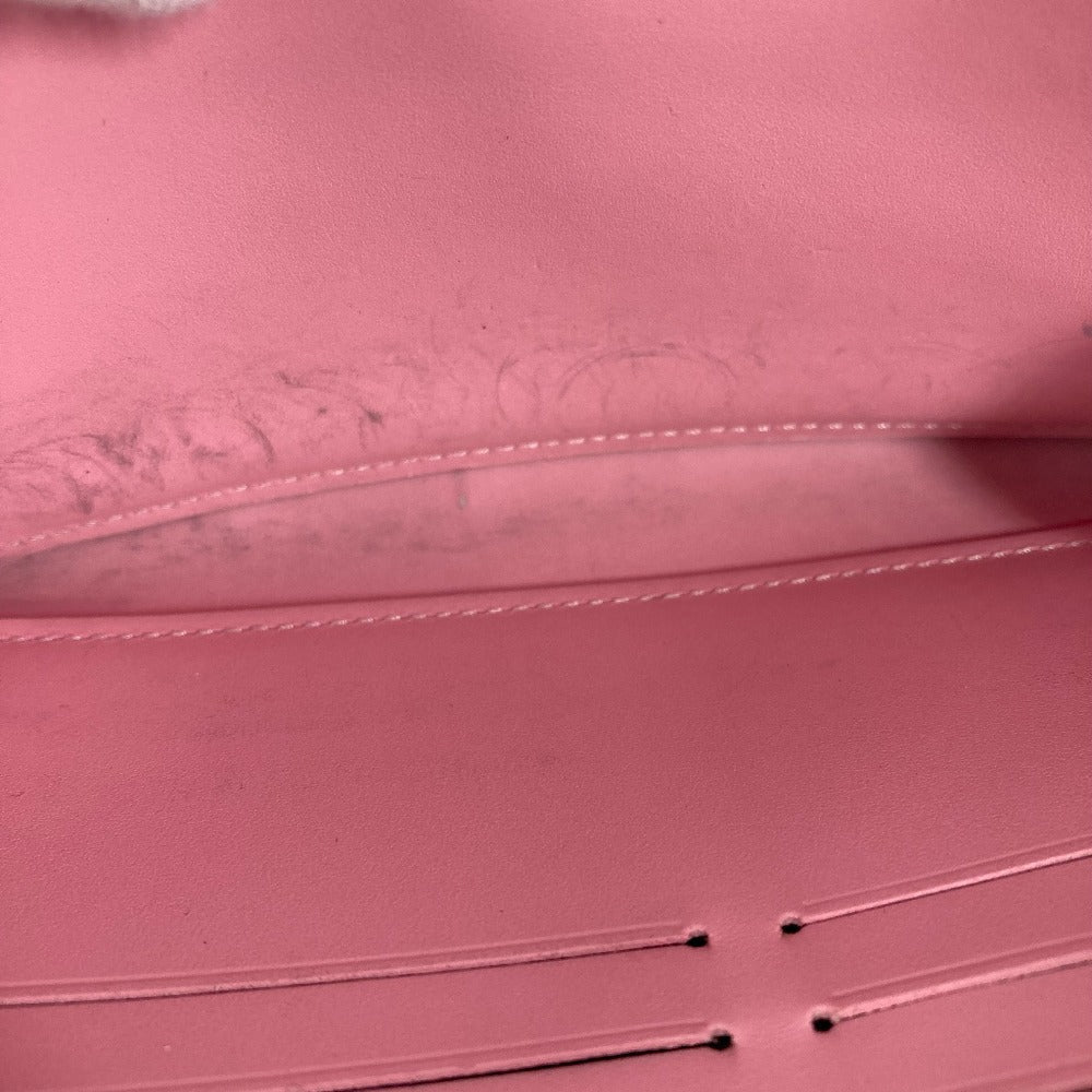 LOUIS VUITTON Long Wallet Purse M80309 Monogram Vernis pink Monogram Vernis Zippy wallet Women Used Authentic