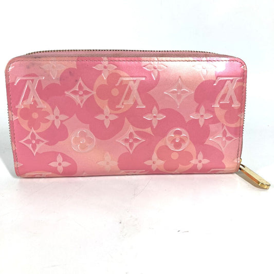 LOUIS VUITTON Long Wallet Purse M80309 Monogram Vernis pink Monogram Vernis Zippy wallet Women Used Authentic