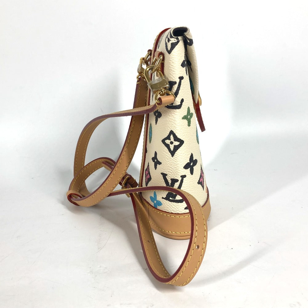 LOUIS VUITTON Shoulder Bag M83343 , Monogram Craggy Canvas beige Monogram Craggy Envelope Pouch mens Used Authentic