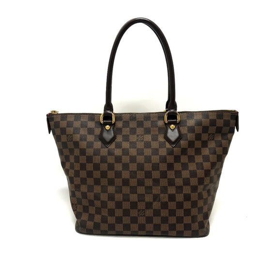 LOUIS VUITTON Tote Bag N51182 Damier canvas Brown SaleyaMM