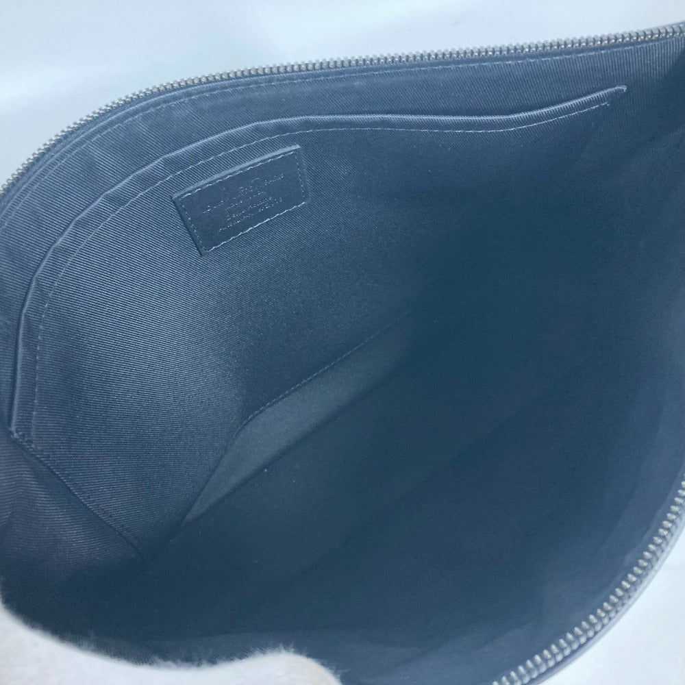 LOUIS VUITTON Clutch bag M63268 leather black Dark annity pochette cosmos mens Used Authentic