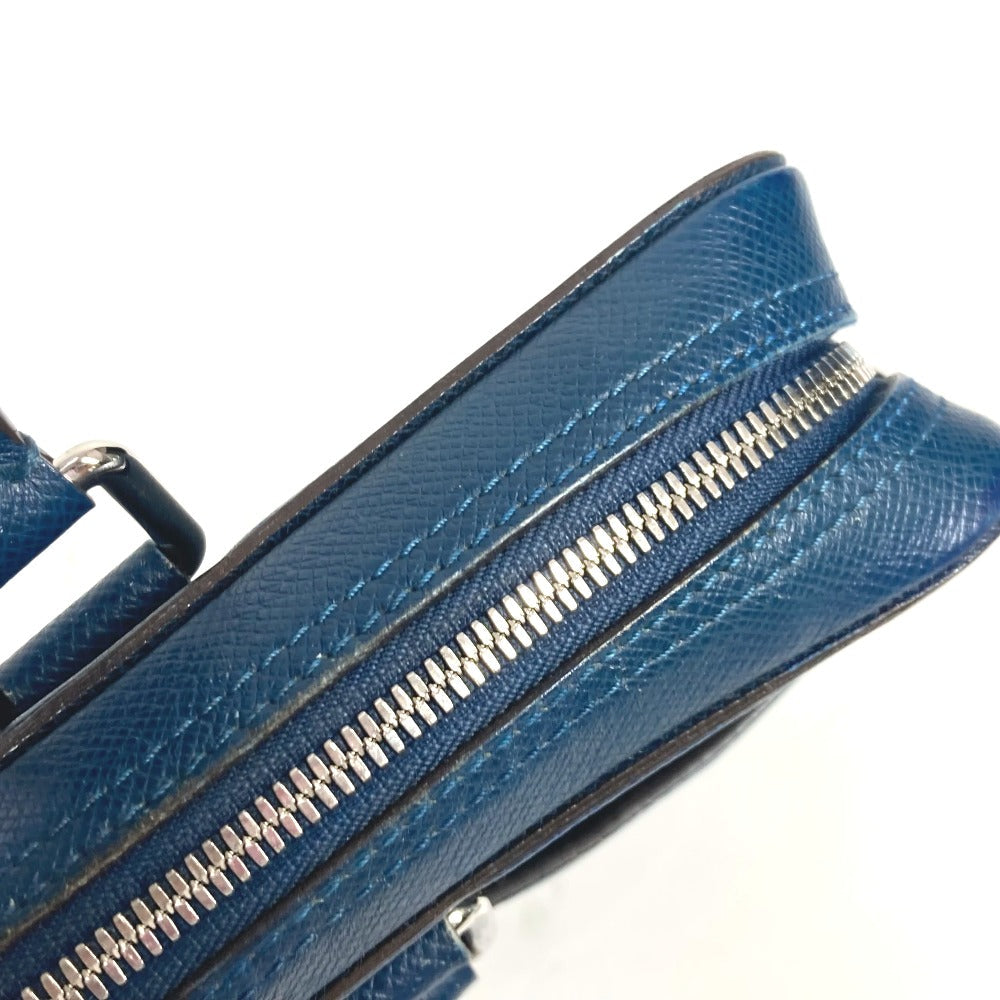 LOUIS VUITTON Business bag M32716 Taiga Leather Navy Taiga PDB Portodocument Business PM mens Used Authentic