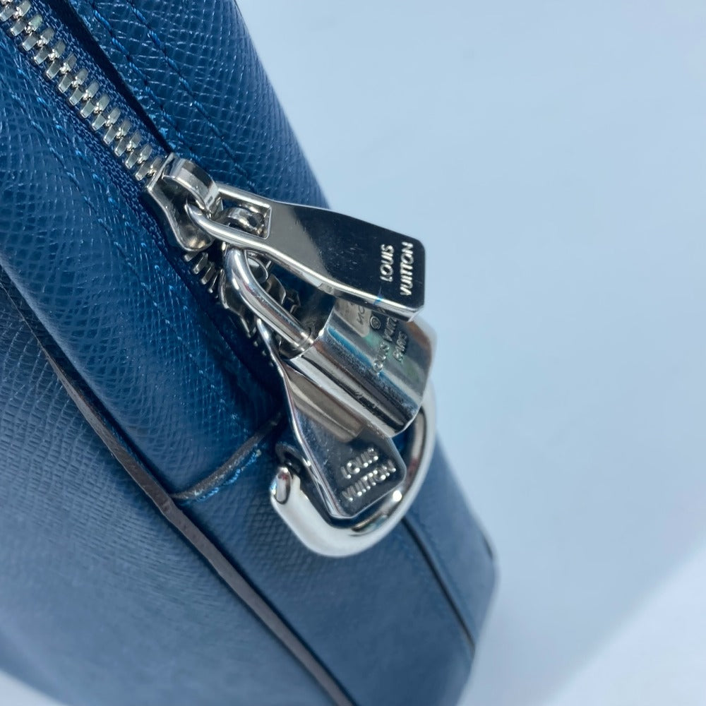 LOUIS VUITTON Business bag M32716 Taiga Leather Navy Taiga PDB Portodocument Business PM mens Used Authentic