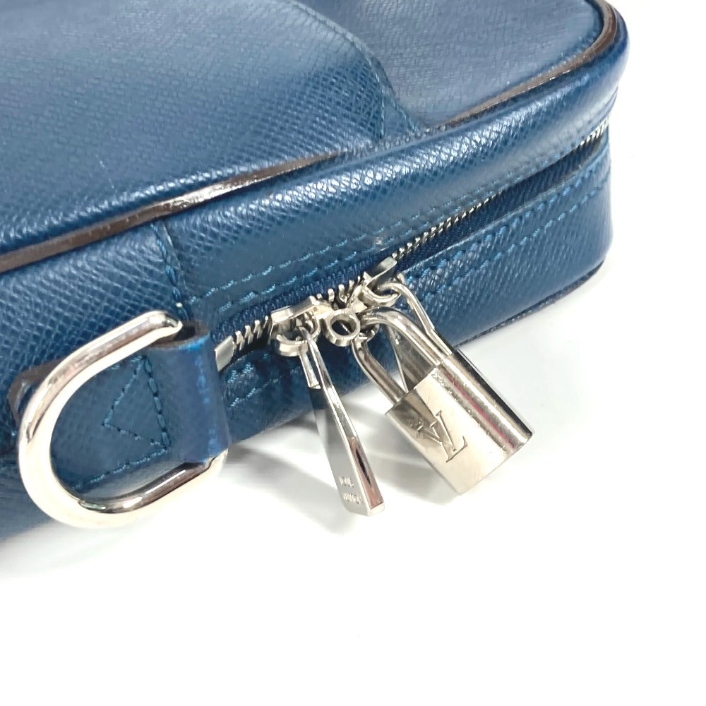 LOUIS VUITTON Business bag M32716 Taiga Leather Navy Taiga PDB Portodocument Business PM mens Used Authentic