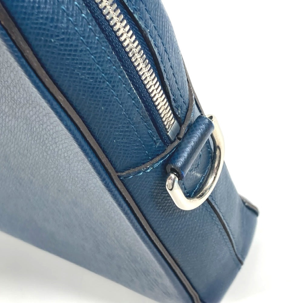 LOUIS VUITTON Business bag M32716 Taiga Leather Navy Taiga PDB Portodocument Business PM mens Used Authentic