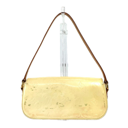 LOUIS VUITTON Shoulder Bag M91507 Monogram Vernis white Monogram Vernis Malibu street Women Used Authentic