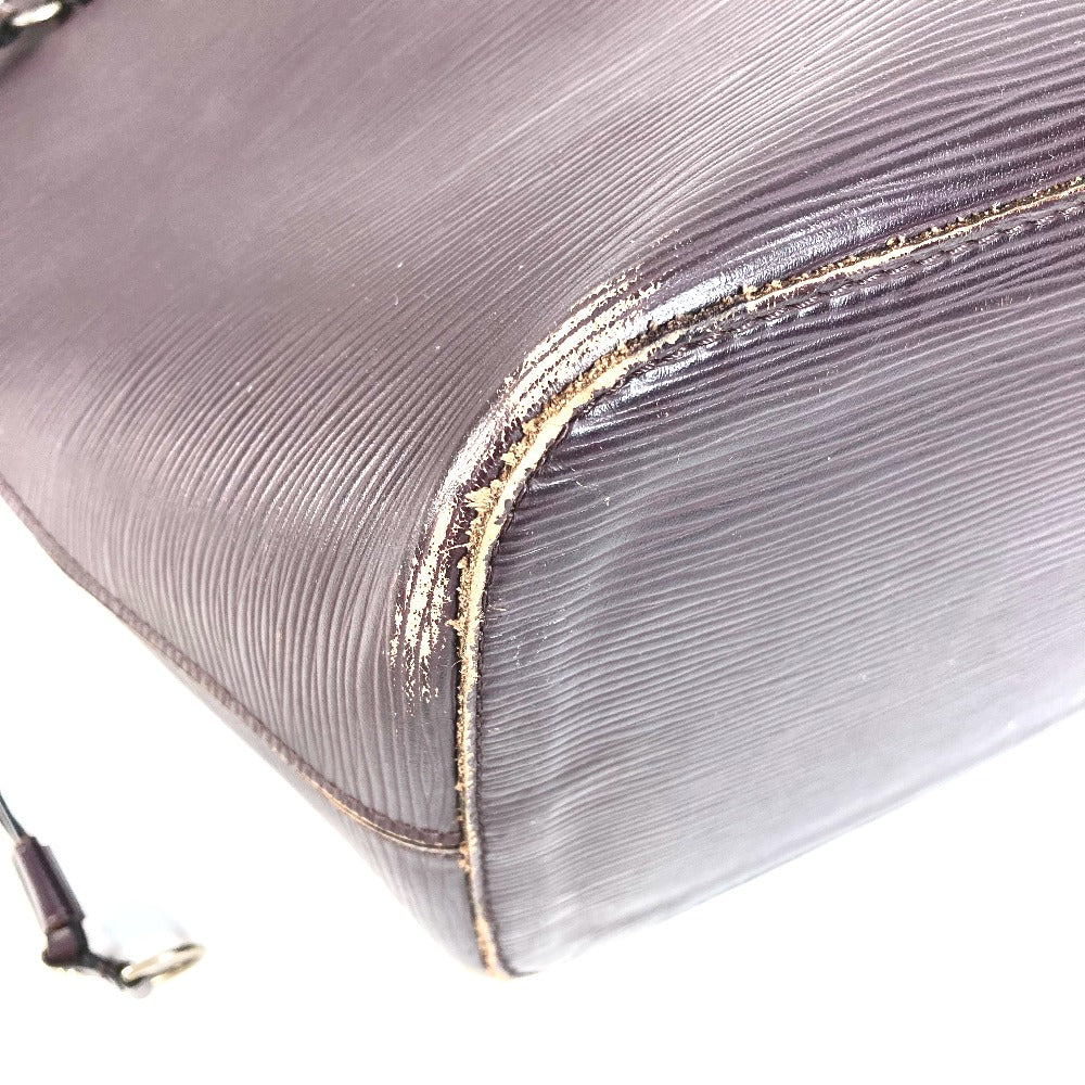 LOUIS VUITTON Tote Bag M40955 Epi Leather purple Epi Neverfull MM unisex(Unisex) Used Authentic