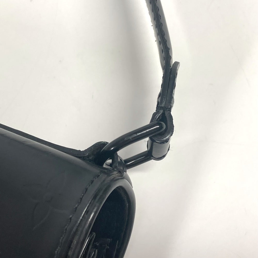 LOUIS VUITTON Handbag M92810 Monogram mat leather black Monogram mat Op Art Squarely Women Used Authentic