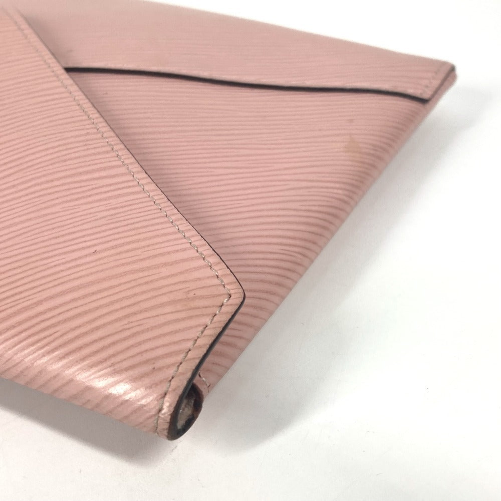 LOUIS VUITTON Clutch bag M62457 Epi Leather pink Epi Pochette Kirigami Women Used Authentic