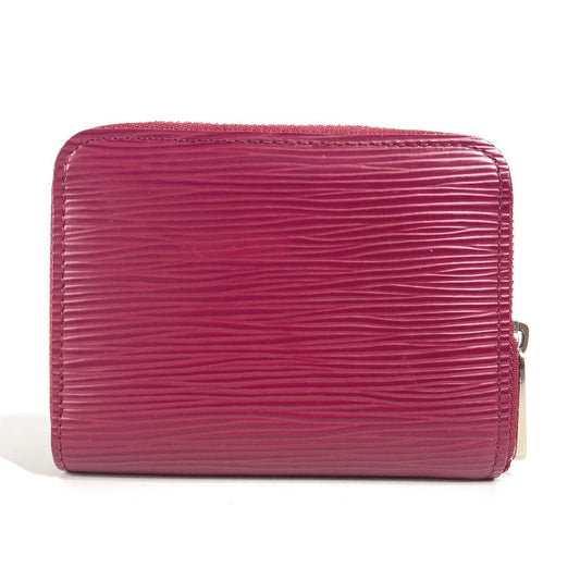 LOUIS VUITTON Coin case M60383 Epi Leather pink Epi Zippy coin purse Women Used Authentic