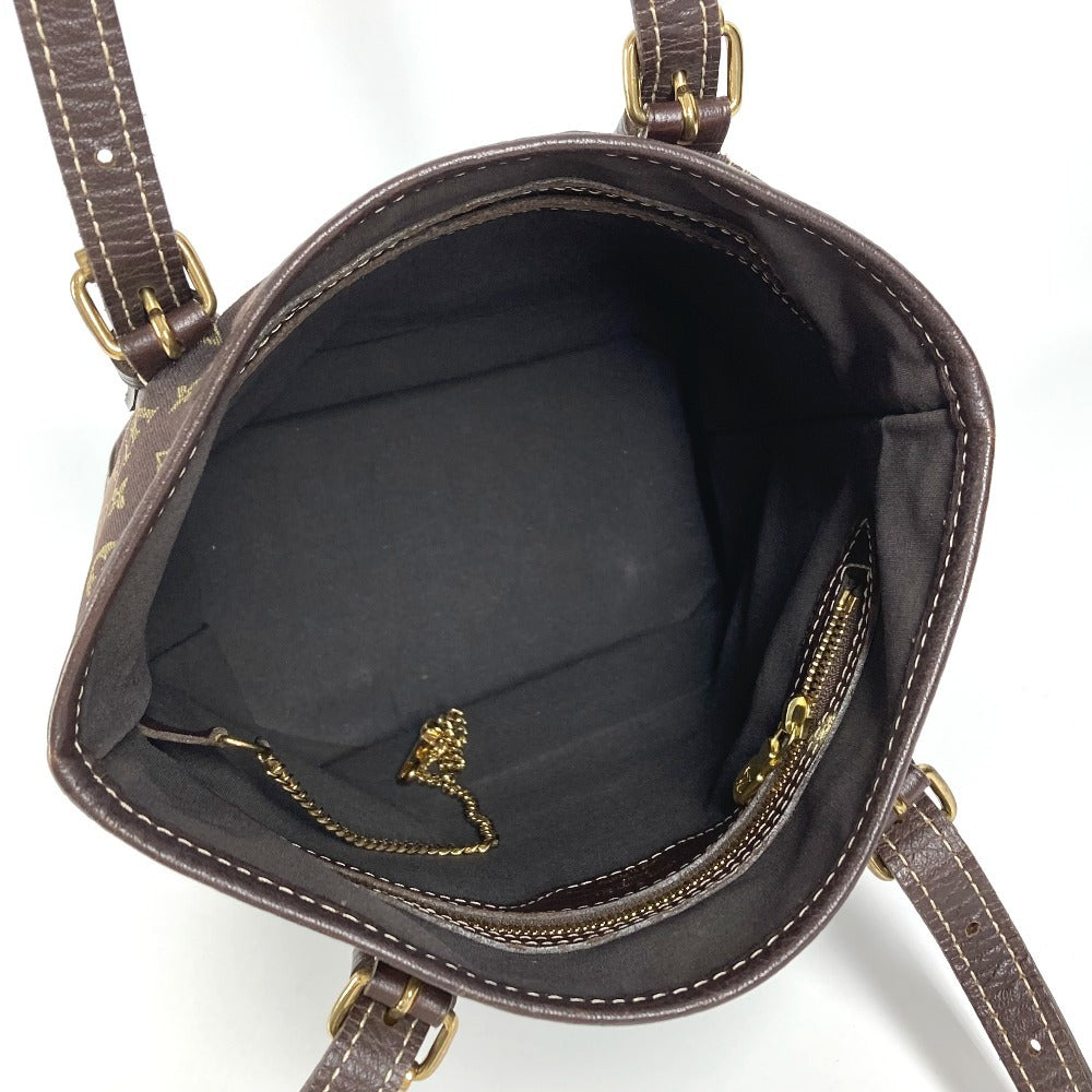 LOUIS VUITTON Shoulder Bag M95226 Monogram mini canvas Brown Monogram mini BucketPM Women Used Authentic