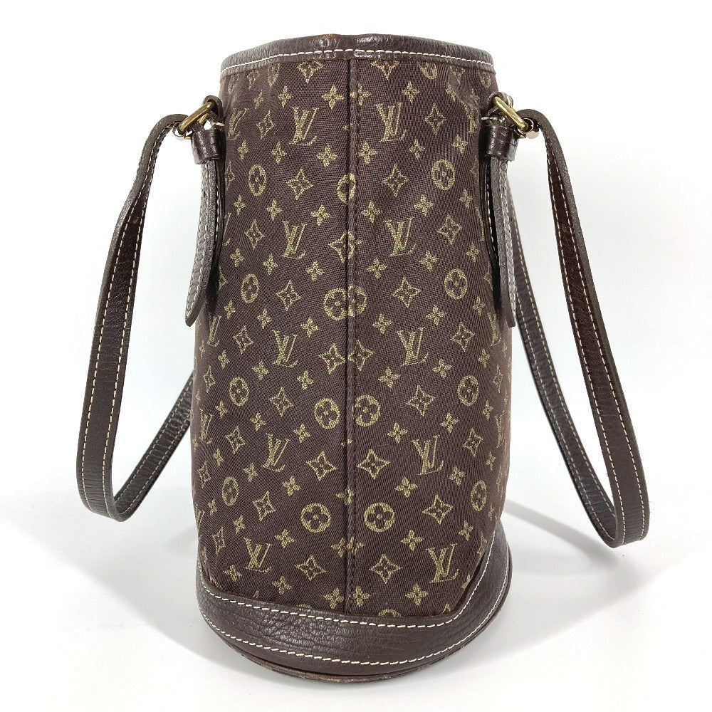 LOUIS VUITTON Shoulder Bag M95226 Monogram mini canvas Brown Monogram mini BucketPM Women Used Authentic