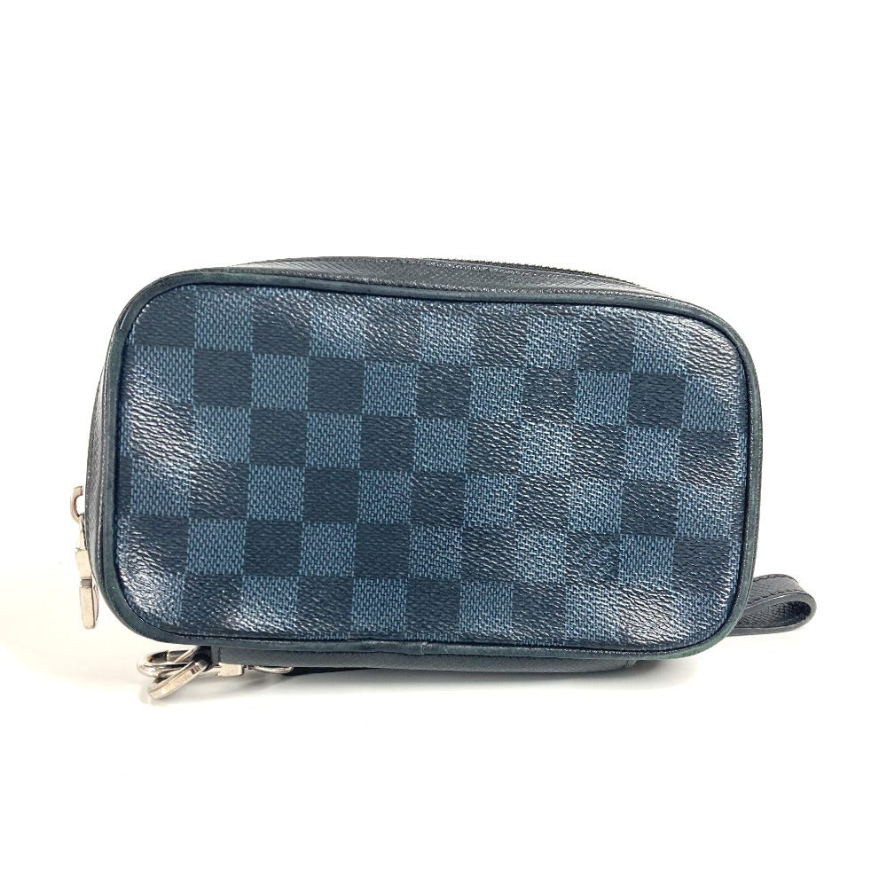 LOUIS VUITTON Clutch bag N63504 Damier Cobalt Canvas Navy Damier Cobalt Portefeuille Zippy Soft unisex(Unisex) Used Authentic