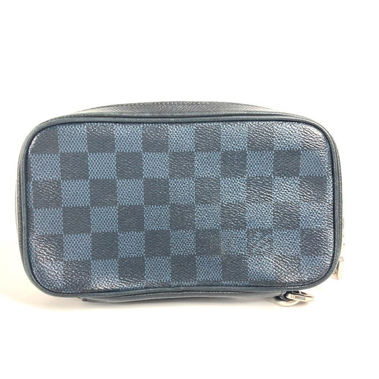 LOUIS VUITTON Clutch bag N63504 Damier Cobalt Canvas Navy Damier Cobalt Portefeuille Zippy Soft unisex(Unisex) Used Authentic