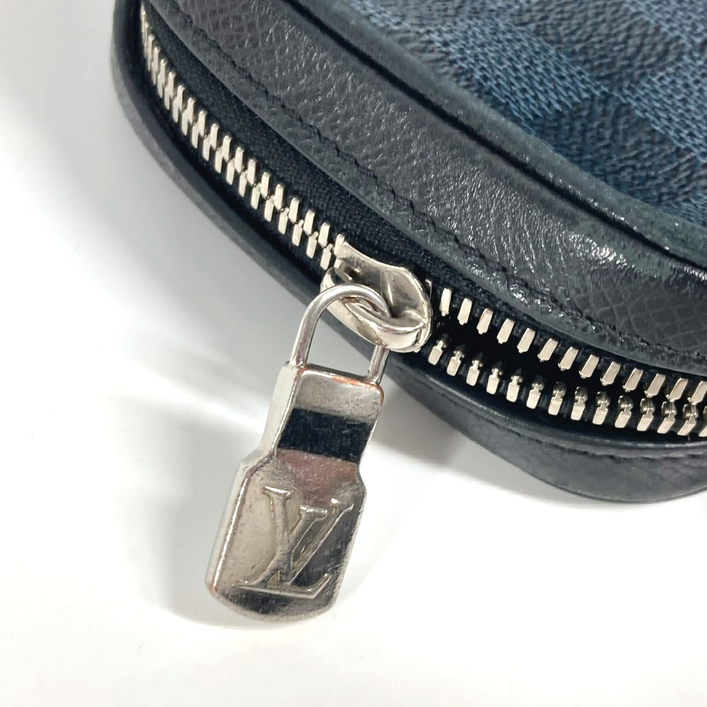 LOUIS VUITTON Clutch bag N63504 Damier Cobalt Canvas Navy Damier Cobalt Portefeuille Zippy Soft unisex(Unisex) Used Authentic