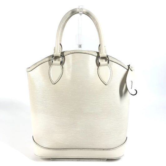 LOUIS VUITTON Handbag M4229J Epi Leather white Epi LockitPM Women Used Authentic