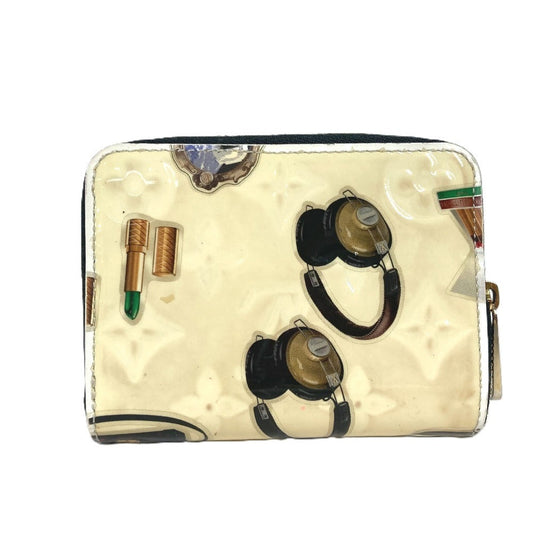 LOUIS VUITTON Coin case M50372 Patent leather Multi Nicolas Gesqueur Zip around purse Women Used Authentic