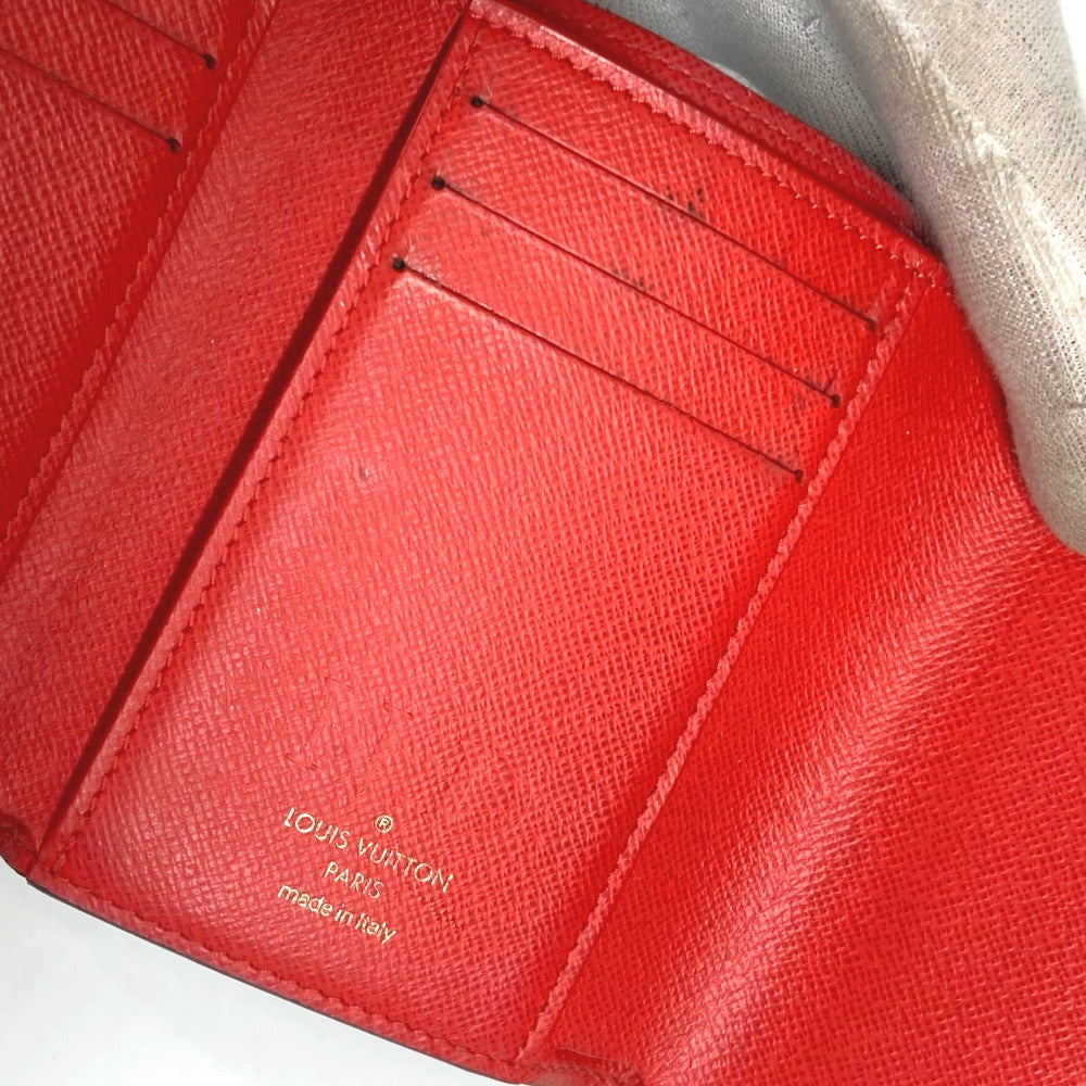 LOUIS VUITTON Trifold wallet M63326 Monogram canvas Brown Monogram Portefeuille Victorine Women Used Authentic