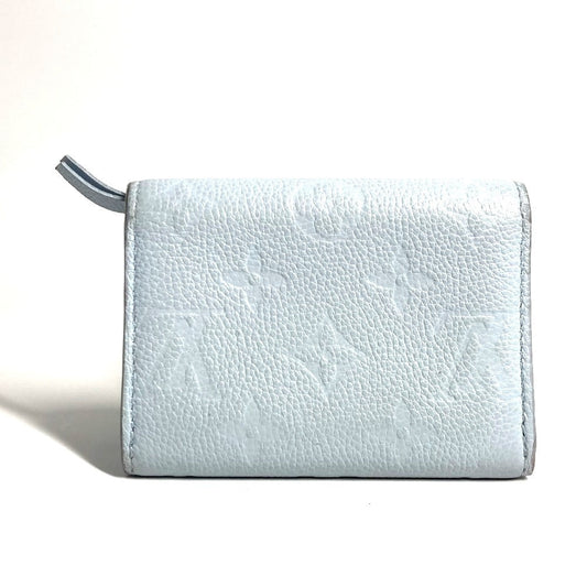 LOUIS VUITTON Folded wallet M83641 Monogram Ann Platt Leather blue Monogram Ann Platt Portomonet Rosali