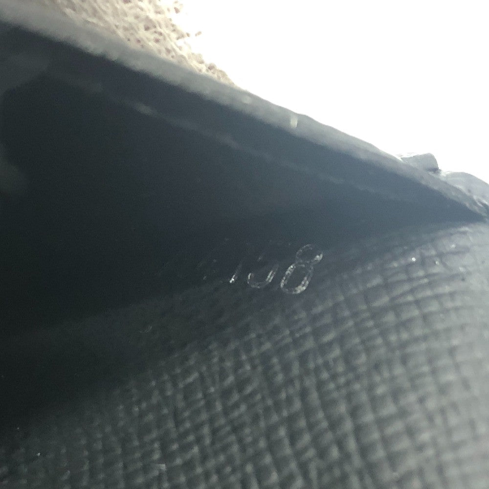 LOUIS VUITTON Long Wallet Purse N62655 Damier Grafitto Canvas black Portefeuille Brazza