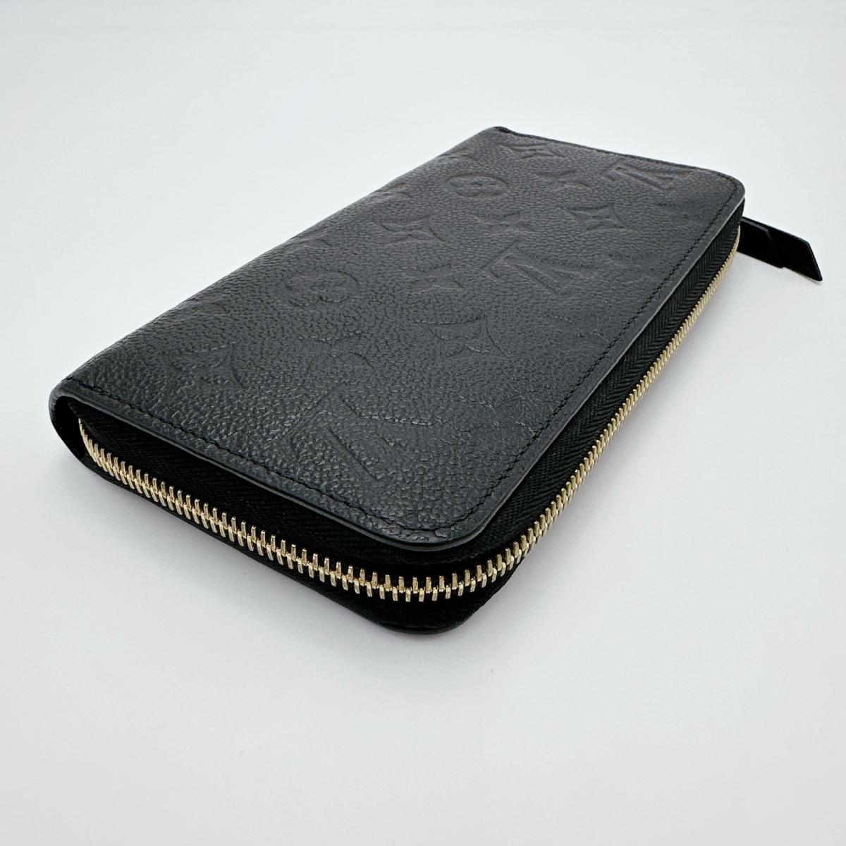 LOUIS VUITTON Long Wallet Purse M61864 Monogram Ann Platt black Long Wallet Purse Monogram Zippy wallet Women Used Authentic