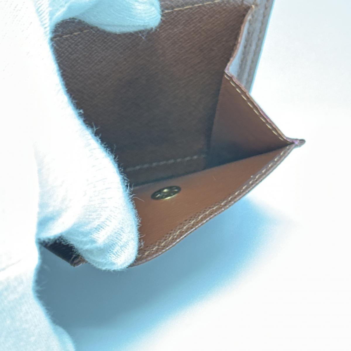 LOUIS VUITTON Bifold Wallet M61675 Monogram canvas Brown Wallet Monogram Portefeuille�EMarco unisex(Unisex) Used Authentic