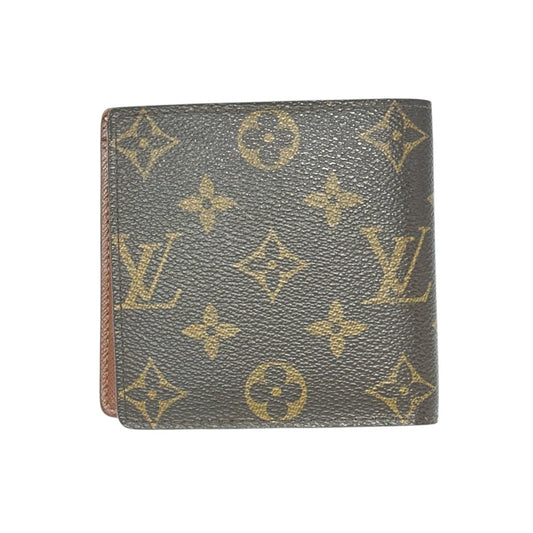 LOUIS VUITTON Bifold Wallet M61675 Monogram canvas Brown Wallet Monogram Portefeuille�EMarco unisex(Unisex) Used Authentic
