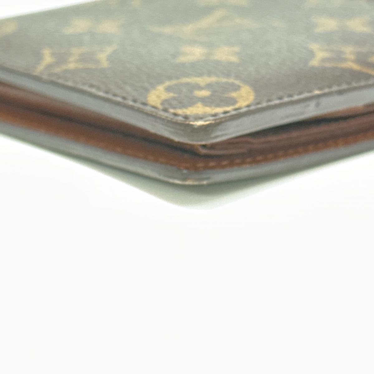 LOUIS VUITTON Bifold Wallet M61675 Monogram canvas Brown Wallet Monogram Portefeuille�EMarco unisex(Unisex) Used Authentic