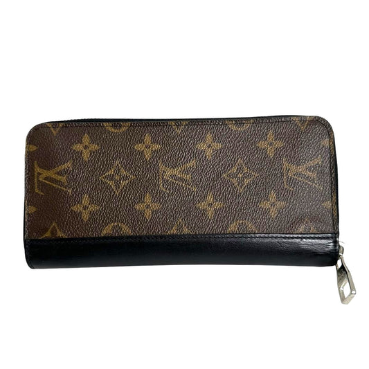 LOUIS VUITTON Long Wallet Purse M60109 Monogram canvas, leather Brown Vertical Monogram Macasa unisex(Unisex) Used Authentic