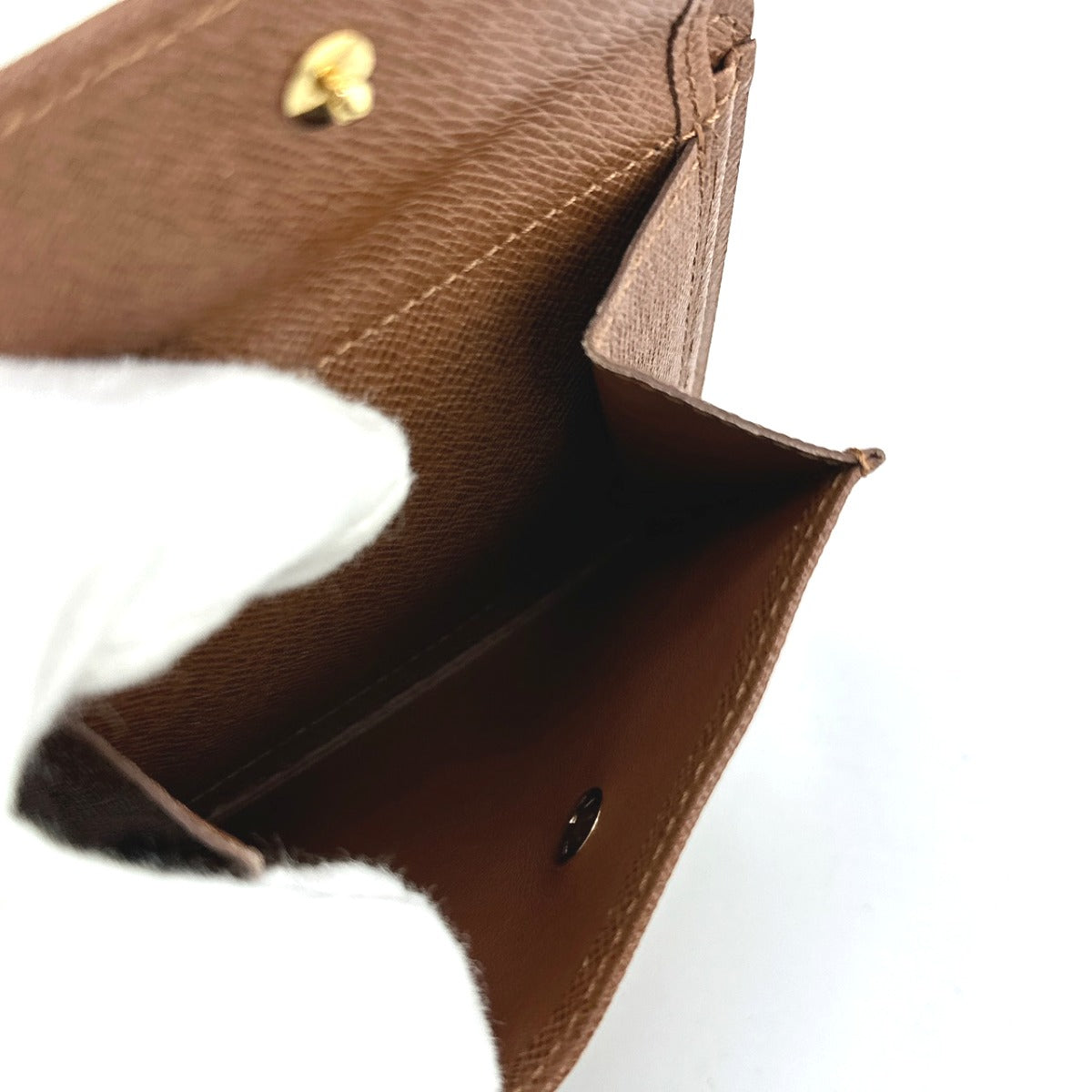 LOUIS VUITTON Bifold Wallet M60026 Monogram canvas Brown Bifold Wallet Monogram Portefeuille Florin unisex(Unisex) Used Authentic