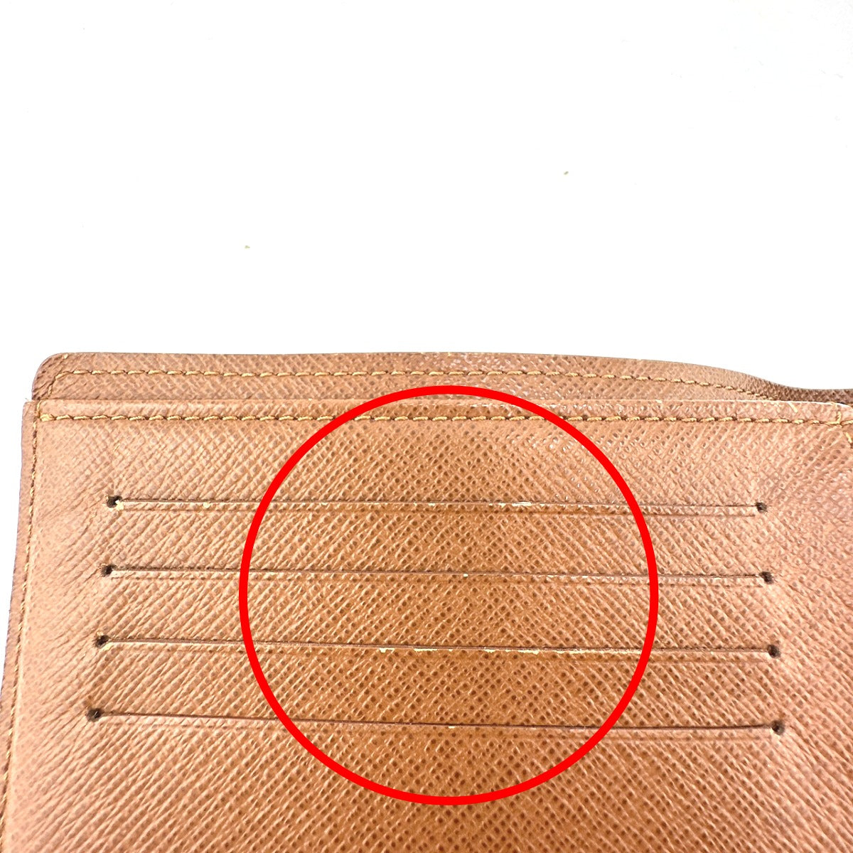 LOUIS VUITTON Bifold Wallet M60026 Monogram canvas Brown Bifold Wallet Monogram Portefeuille Florin unisex(Unisex) Used Authentic
